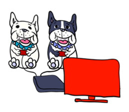 BUHI 4 LIFE pert2 frenchbulldogs Life sticker #204935