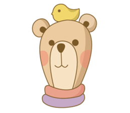 Hello bear sticker #204978