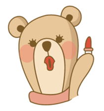 Hello bear sticker #205013