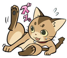 Abyssinian's hinata sticker #206324