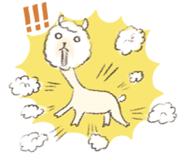 a fluffy alpaca sticker #206617