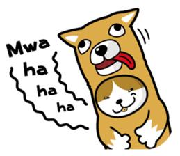 cat-dog(english ver.) sticker #207285