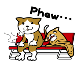 cat-dog(english ver.) sticker #207305