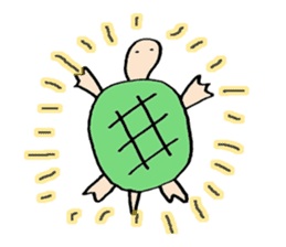 Turtle with me sticker #207432