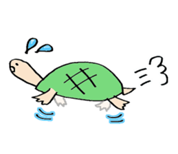 Turtle with me sticker #207439