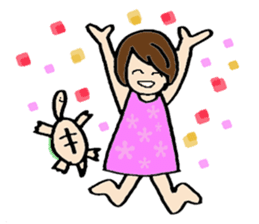 Turtle with me sticker #207443