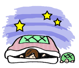 Turtle with me sticker #207447