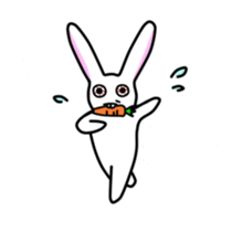 Rabbit sticker #207550