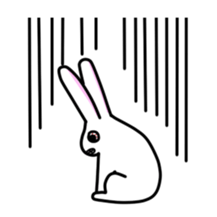 Rabbit sticker #207570