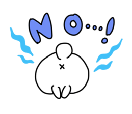 just rabbit sticker #207686