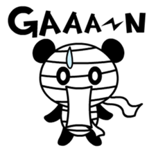 Damage Panda sticker #208678