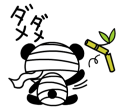 Damage Panda sticker #208705