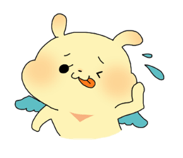 Angel Rabbit sticker #208840