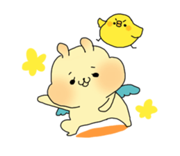 Angel Rabbit sticker #208870