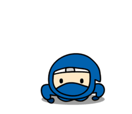 little ninja Chibikage-English version sticker #209016