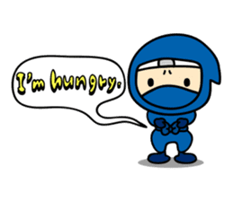 little ninja Chibikage-English version sticker #209019