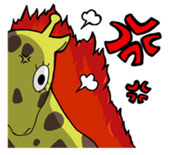 animal female high school student sticker #209367