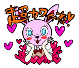 animal female high school student sticker #209381