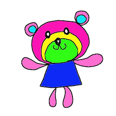 Rainbow bear