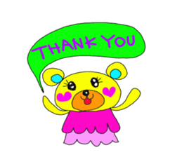 Rainbow bear sticker #209398