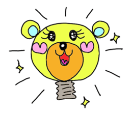 Rainbow bear sticker #209403