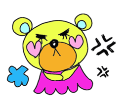 Rainbow bear sticker #209405