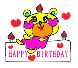 Rainbow bear sticker #209426