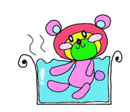 Rainbow bear sticker #209428