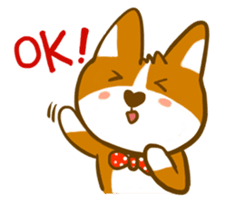 Love Corgi sticker #209845