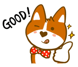 Love Corgi sticker #209846
