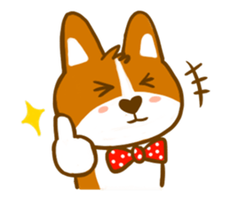 Love Corgi sticker #209847