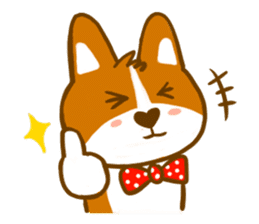 Love Corgi sticker #209847