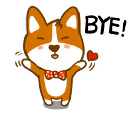 Love Corgi sticker #209854