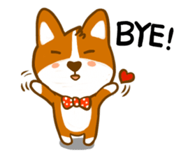 Love Corgi sticker #209854