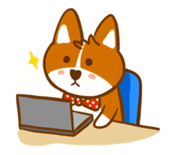 Love Corgi sticker #209856