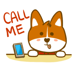 Love Corgi sticker #209857