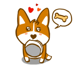 Love Corgi sticker #209862