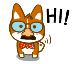 Love Corgi sticker #209864