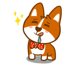 Love Corgi sticker #209866