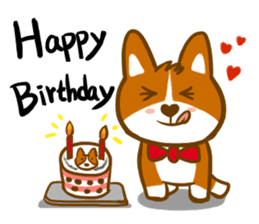 Love Corgi sticker #209871