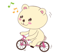 Haru, The Cute Little Bear sticker #210125