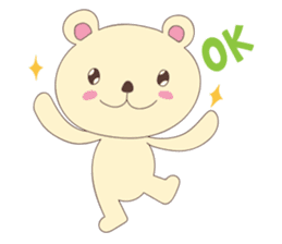 Haru, The Cute Little Bear sticker #210144
