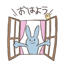 Rabbit, chick and Watashi sticker #210238