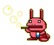 Shownan rabbit Type RED sticker #211436