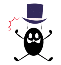 Barbe Monsieur sticker #211603