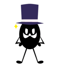 Barbe Monsieur sticker #211607