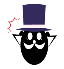 Barbe Monsieur sticker #211612