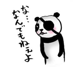 Eyepatch Panda sticker #211768