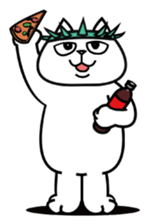 Lazy Cat Diary sticker #211976