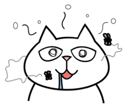 Lazy Cat Diary sticker #212000